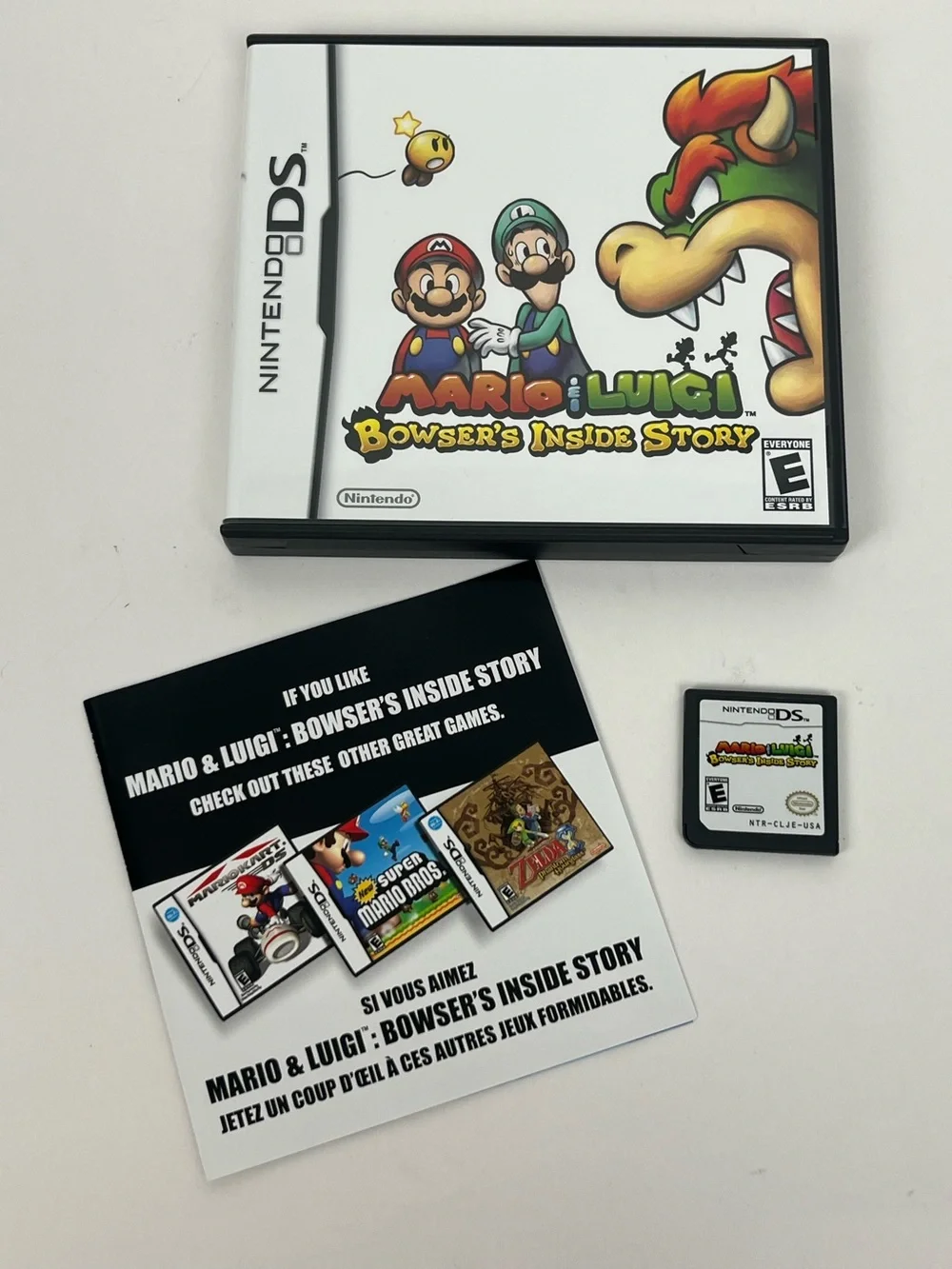 Mario & Luigi Bowser’s Inside Story Nintendo DS pre owned game